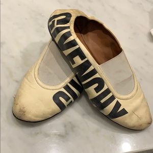 Givenchy  flats . Worn . 37.5.